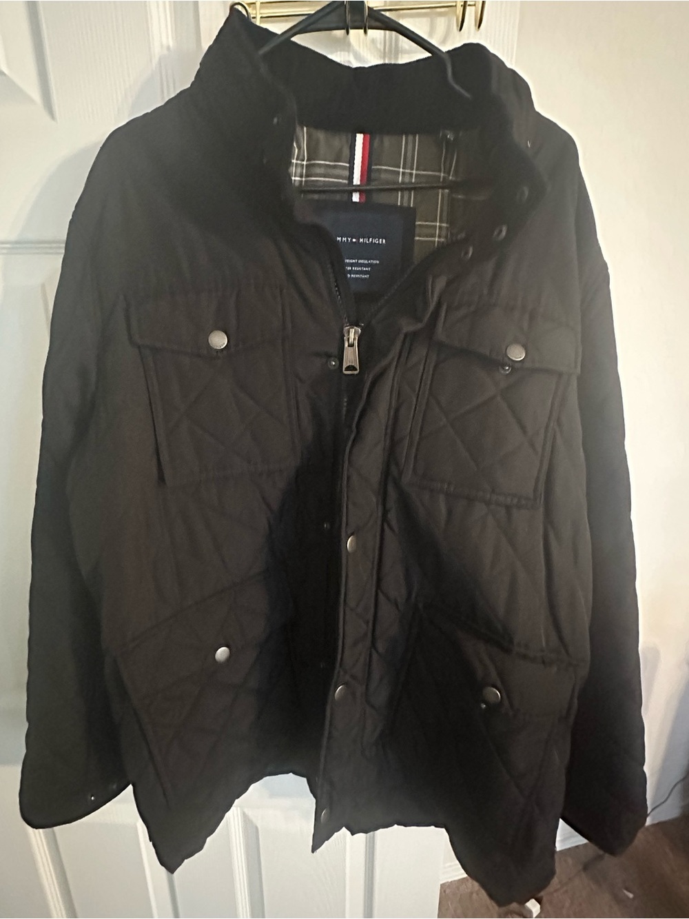 Tommy Hilfiger Men’s Black Quilted Puffer Jacket
